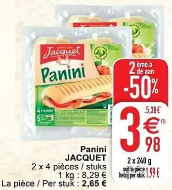 Panini jacquet