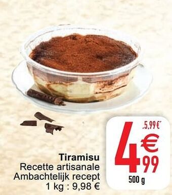 Cora Tiramisu aanbieding