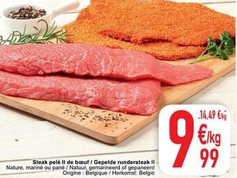 Cora Steak pelé ii de boeuf - gepelde rundersteak ii aanbieding
