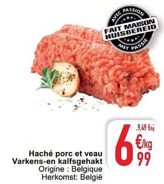 Cora Haché porc et veau varkens-en kalfsgehakt aanbieding