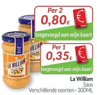 Intermarché La william saus aanbieding