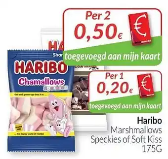 Haribo marshmallows speckies of soft kiss