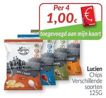 Intermarché Lucien chips aanbieding
