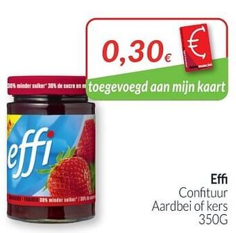 Intermarché Effi confituur aardbei of kers aanbieding