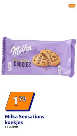 Action Milka Sensations koekjes aanbieding