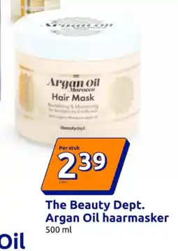 Action The Beauty Dept. Argan Oil haarmasker aanbieding