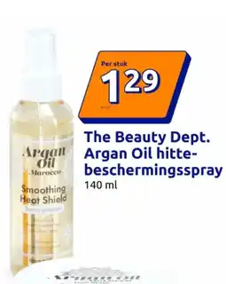Action The Beauty Dept. Argan Oil hittebeschermingsspray aanbieding