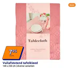 Action Vuilafstotend tafelkleed aanbieding