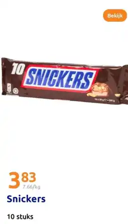 Action Snickers aanbieding