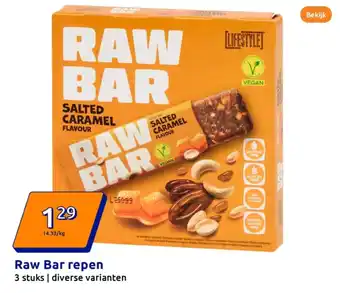 Action Raw Bar repen aanbieding