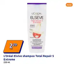 Action L'Oréal Elvive shampoo Total Repair 5 Extreme aanbieding