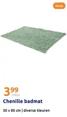 Action Chenille badmat aanbieding