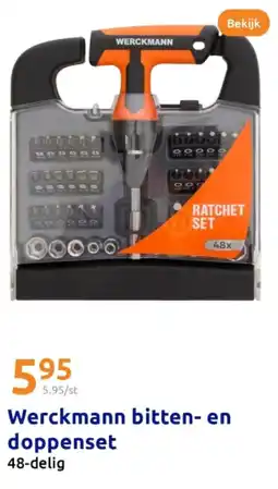 Action Werckmann bitten-en doppenset aanbieding