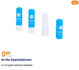 Action So Me lippenbalsems aanbieding