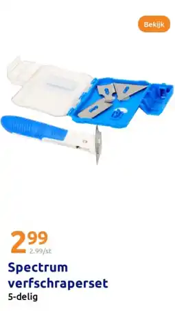 Action Spectrum verfschraperset aanbieding