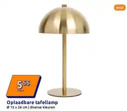 Action Oplaadbare tafellamp aanbieding