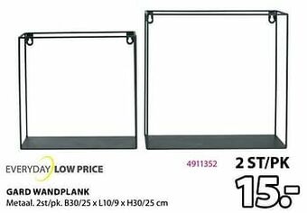 Jysk Gard wandplank aanbieding