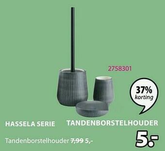 Jysk Hassela tandenborstelhouder aanbieding