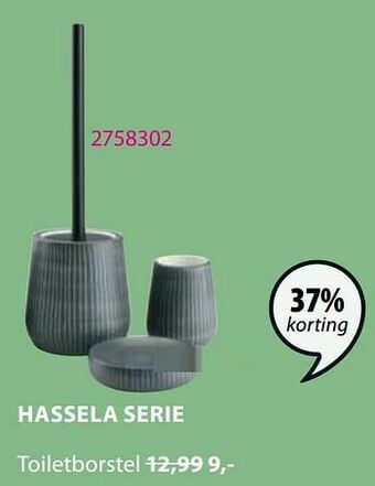 Jysk Hassela toiletborstel aanbieding