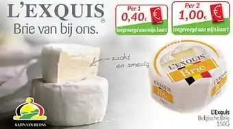 L` exquis belgische brie