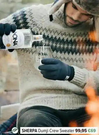 AS Adventure Sherpa dumji crew sweater aanbieding