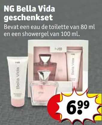 Kruidvat Ng bella vida geschenkset aanbieding