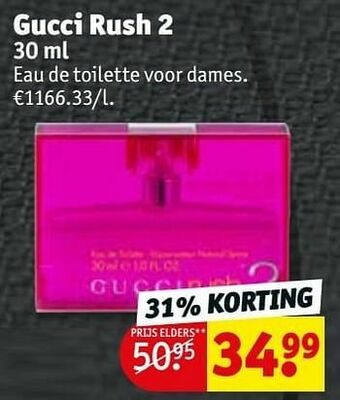 Kruidvat Gucci rush 2 edt aanbieding