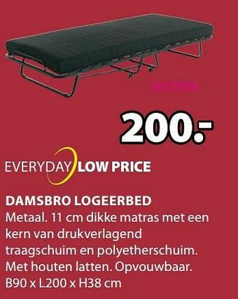 Jysk Damsbro logeerbed aanbieding
