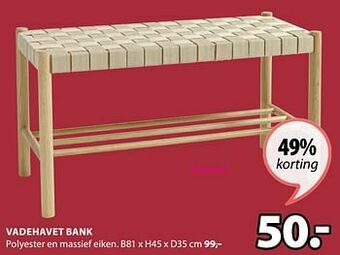 Jysk Vadehavet bank aanbieding