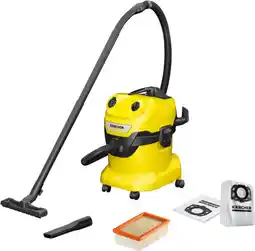 Coolblue Karcher WD 4 V-20/5/22 + Karcher Stofzuigerzak voor WD 4/5/6 (4x) aanbieding