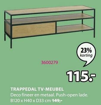 Jysk Trappedal tv-meubel aanbieding