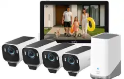 Coolblue EufyCam S3 Pro Lot de 4 + Smart Display E10 aanbieding