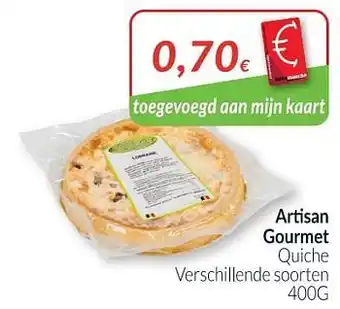 Intermarché Artisan gourmet quiche aanbieding