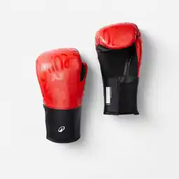 Decathlon Bokshandschoenen voor kinderen rood aanbieding