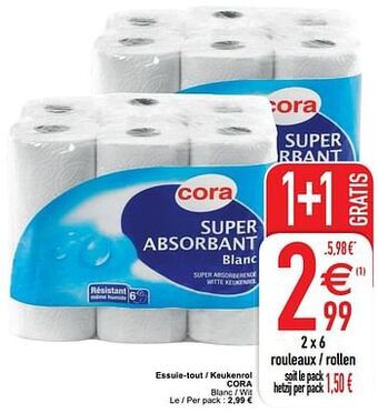 Cora Essuie-tout - keukenrol cora aanbieding