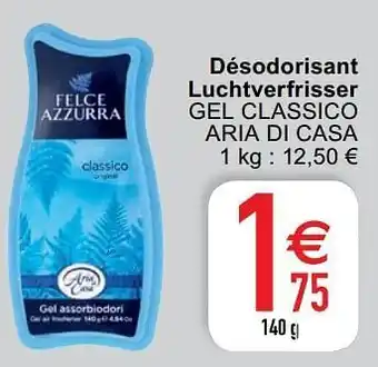 Cora Désodorisant luchtverfrisser gel classico aria di casa aanbieding