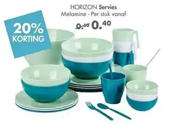 Horizon servies melamine