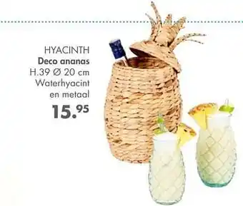 Hyacinth deco ananas