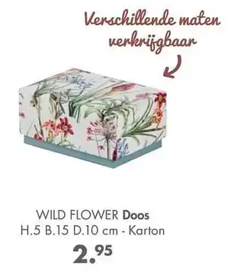 Casa Wild flower doos aanbieding