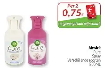 Intermarché Airwick pure spray aanbieding