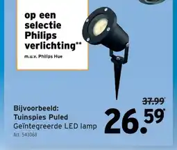 GAMMA Bijvoorbeeld: Tuinspies Puled Geïntegreerde LED lamp aanbieding