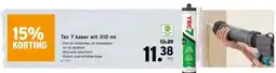 GAMMA Tec 7 koker wit 310 ml aanbieding