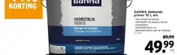 GAMMA GAMMA dekkende primer 10 L wit aanbieding