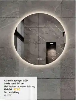 GAMMA Atlantic spiegel LED Lexie rond 50 cm aanbieding