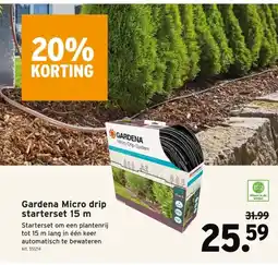 GAMMA Gardena Micro drip starterset 15 m aanbieding