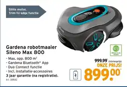 GAMMA Gardena robotmaaier Sileno Max 800 aanbieding