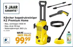 GAMMA Kärcher hogedrukreiniger K2 Premium Home aanbieding