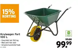 GAMMA Kruiwagen Fort 100 L aanbieding