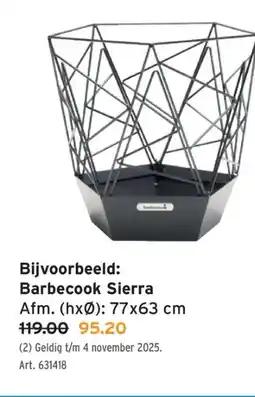 GAMMA Barbecook Sierra aanbieding