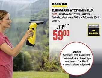 HandyHome Kärcher ruitenwasser wv 2 premium plus aanbieding